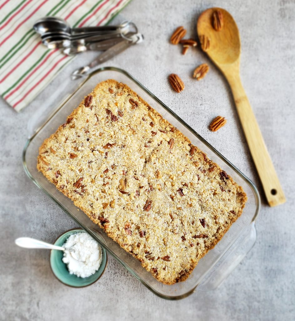 Banana Nut Bread Bars CustomKeto